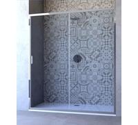 Hydra Porta Doccia Scorrevole 95 cm Trasparente Serie s