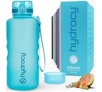 Hydracy Borraccia con inserto per frutta, bottiglia d'acqua 2 l, senza BPA, indicazione del tempo, a prova di perdite, anti-condensato, per sport e attività all'aria aperta