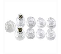 Hydrafacial Replacement Tips Vortex Beauty Tips Dermabrasion Tips For Water Peel Aqua Peel Hydrofacial Parts plastic 9 Pcs For Elitzia ETLB245 Or ET89 ETLB248 Beauty Machine