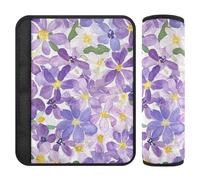 Hydrangeas Beauty Summer Flowers 2 Pack Car Seat Strap Covers Stop cintura di sicurezza taglio nel collo per camion accessori para carro