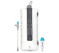 HydraPak Seeker - Contenitore d'Acqua Pieghevole (6 Litri + Kit Filtro) - Senza BPA e PVC, Sacca per Reservoir da Campeggio.