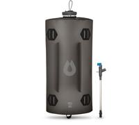 HydraPak Seeker - Serbatoio Acqua Pieghevole (10L, Grigio Mammut) | A prova di perdite, Ultraleggera, Compatibile con filtri, Ultra resistente, per Campeggio & Zaino in spalla
