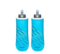 HydraPak SoftFlask Speed 500ml - Confezione da 2 - Borraccia morbida comprimibile, perfetta per gilet idrici e zaini da corsa con tappo di facile apertura (Malibu Blue, 500 ml)