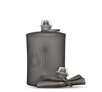 HydraPak Stow (1L, 32oz) - Borraccia Pieghevole - Borraccia da Viaggio Ultraleggera e Compattabile, Flessibile per Sci, Escursionismo, Ciclismo o Arrampicata - Grigio Mammut