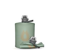 HydraPak Stow (500ml, 17oz) - Borraccia Pieghevole - Borraccia da Viaggio Ultraleggera e Compattabile, Flessibile per Sci, Escursionismo, Ciclismo o Arrampicata - Sutro Green
