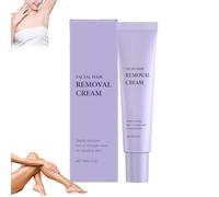 Hydrateology, crema per la rimozione dei capelli facciali, delicata e senza macchia, crema per la rimozione del viso e del corpo, rimozione dei capelli gentle per aree sensibili, formula gentile (1)