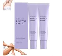 Hydrateology, crema per la rimozione dei capelli facciali, delicata e senza macchia, crema per la rimozione del viso e del corpo, rimozione dei capelli gentle per aree sensibili, formula gentile (2)