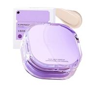 Hydrating Cushion Compact, Full Coverage Concealer, 3.07in Smudge-Proof Formula for Wear, Lightweight Texture with Even Tone, Modern Gold Packaging with Application Puff, Travel Makeup for Party Women