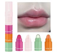 Hydrating Lip Balm Set rossetto tonificante, balsamo per labbra nutriente, lucentezza naturale, per idratante e cura delle labbra