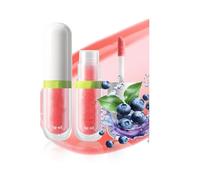 Hydrating Lip Glow Oil, Fruit-Flavored Moisturizing Lip Balm & Gloss, Non-Sticky Plumping Lip Oil, Long Lasting Transparent Lip Care Kit for Women & Girl (05)