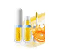 Hydrating Lip Glow Oil, Fruit-Flavored Moisturizing Lip Balm & Gloss, Non-Sticky Plumping Lip Oil, Long Lasting Transparent Lip Care Kit for Women & Girl (01)
