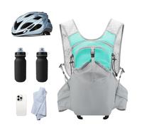 Hydration Backpack, Lightweight Water Pack Backpack for Running Hiking Biking Camping, Sport with Water Bladder Storage for Outdoor Raves Trekking Festival Travel Mountain Jogging Adventures