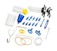 Hydraulic Brake Bleed Kit Multi-Size - Brake Bleed Kit Portable Tool Set | Portable Tool Set with Aluminum Body Leak-Proof Bleeder | for Sports Bikes Mountain Rim Steering Park Riding Hydraulic Brake