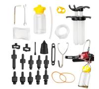 Hydraulic Brake Bleed Kit Multi-Size - Brake Bleed Kit Portable Tool Set | Portable Tool Set with Aluminum Body Leak-Proof Bleeder | for Sports Bikes Mountain Rim Steering Park Riding Hydraulic Brake
