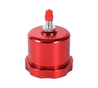 Hydraulic Hand Brake Oil Tank Universal High Performance Aluminum Fluid Reservoir for Racing Drift Cars Black Red Blue 7.5 x 10cm (Rossa)
