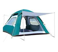 Hydraulic Large Tent, Automatic Dome Waterproof Sunscreen Tents for 5-8 Person, Outdoor Two-Door Tent, Easy To Set Up And Package,Blue
