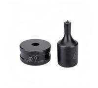 Hydraulic Punch Dies for CH-70, CH-70 Hydraulic Round Hole Punch Die Set, Upper Mold Dia: 26mm, Lower Mold Dia: 40mm for Steel, Copper, Aluminum and Heavy Duty Metal (13.8mm,Black)