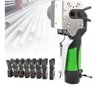 Hydravex Kit di Strumenti per svasatura elettrica, Strumento per svasatura Tubi da 1/4"-3/4", Design a Cono eccentrico a 45°, 8 Morsetti per svasatura Strumento per svasatura di precisione ad Alta