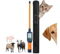 Hydravex Scanner per Microchip Auricolari per Animali Domestici, identificatore Portatile per Microchip Auricolari di Cani e Gatti, Memoria Fino a 20000 Dati, spegnimento Automatico Dopo 30 Secondi