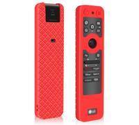 Hydream Custodia in silicone per LG MR25GA Magic Telecomando, Antiscivolo Antiurto Cover Case Compatibile con LG AKB76046612 2025 Serie OLED Smart TV Voice Remote Control (Rosso)