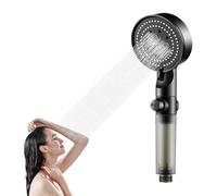 Hydro Boost High Pressure 5 modalità Filtro Shower Head, Hydro Boost Handheld Shower Head, One Click Water Stop with Holder, Pantaloni (singolo soffione doccia)
