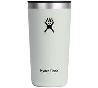 Hydro Flask - Tazza All Around 355 ml 12 oz con tappo a pressione a prova di fuoriuscite - Acciaio inox a doppia parete isolata - Senza BPA - White, 355ml (12oz)