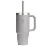 HYDRO FLASK - Travel Tumbler 709ml (24 oz) con coperchio a incastro per cannuccia chiudibile - Acciaio inossidabile - Coperchio resistente agli schizzi - Birch