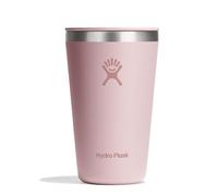 HYDRO FLASK - All around Tumbler 473 ml (16 oz) con coperchio ermetico a incastro chiudibile antigoccia - Acciaio inossidabile a doppia parete con isolamento sottovuoto - Trillium