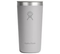 HYDRO FLASK - All around Tumbler 473 ml (16 oz) con coperchio ermetico a incastro chiudibile antigoccia - Acciaio inossidabile a doppia parete con isolamento sottovuoto - Brich