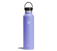 Hydro Flask Borraccia in acciaio inossidabile con isolamento sottovuoto tappo Flex Cap antigoccia e verniciatura a polvere, Senza BPA, Imboccatura standard, Lupine, 709ml (24oz), laccetto