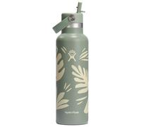 Hydro flask - Borraccia isolata - 21 Oz Standard Flex Straw Cap Botanical Bliss Agave - Kaki