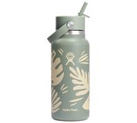 Hydro flask - Borraccia isolata - 32 Oz Wide Flex Straw Cap Botanical Bliss Agave - Kaki