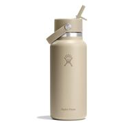 Hydro Flask Borraccia isolata in acciaio inox, con coperchio flessibile a bocca larga, antigoccia, a prova di perdite e ricaricabile, in avena tonale da 907 ml