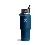 Hydro Flask - Wide Flex Straw Travel Bottle - Borraccia 946 ml blu