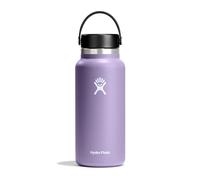 Hydro Flask - Bottiglia d'acqua 946 ml 32 oz - Bottiglia in acciaio inossidabile isolata sottovuoto con tappo Flex - Senza BPA - Bocca larga - Moonshadow, Tappo con laccetto, 946ml (32oz)