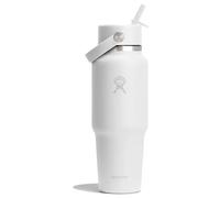 Hydro Flask - Wide Flex Straw Travel Bottle - Borraccia 946 ml bianco/grigio