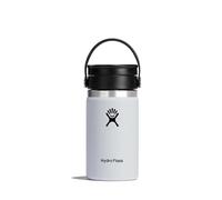 Hydro Flask - Coffee Flask - Termos da viaggio per caffè 354 ml (12 oz) - Acciaio inossidabile con isolamento sottovuoto e coperchio a prova di perdite - Wide Mouth - White
