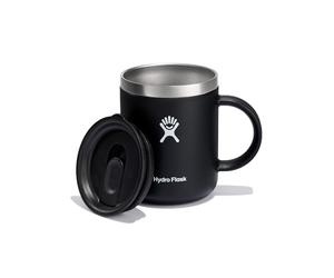 Hydro Flask - Coffee Mug - Tazza da viaggio per caffè da 354 ml (12 oz) - Tazza da viaggio in acciaio inossidabile con isolamento sottovuoto con manico e coperchio a incastro - Black