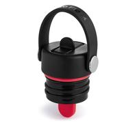 Hydro Flask - Coperchio con cannuccia Flex Straw Cap per wide mouth - Coperchio ermetico a nido d'ape con strap per un facile trasporto - Lavabile in lavastoviglie - Black