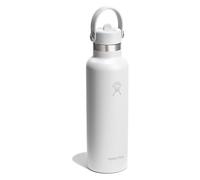 Hydro Flask Hydration Standard Flex Straw Cap Bottiglia per bere 620 ml bianco