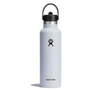 Hydro Flask Hydration Standard Flex Straw Cap Bottiglia per bere 621 ml bianco