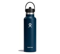 Hydro Flask Hydration Standard Flex Straw Cap Bottiglia per bere 621 ml blu