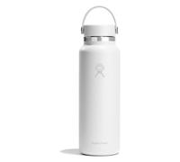 Hydro Flask Hydration Wide Flex Cap Bottiglia per bere 1180 ml bianco
