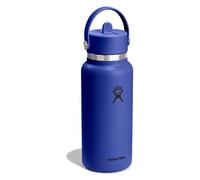 Hydro Flask Hydration Wide Flex Straw Cap Bottiglia per bere 945 ml blu