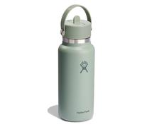 Hydro Flask Hydration Wide Flex Straw Cap Bottiglia per bere 945 ml verde