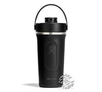 Hydro Flask - Insulated Stainless Steel Shaker Bottle 710 ml (24 oz) - Beccuccio a Chiusura Ermetica Flip Chug - Per Frullati Proteici e Integratori - Sfera Frusta - Freddo per 24 Ore - Black