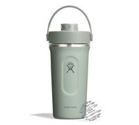 Hydro Flask - Insulated Stainless Steel Shaker Bottle 710 ml (24 oz) - Beccuccio a Chiusura Ermetica Flip Chug - Per Frullati Proteici e Integratori - Sfera Frusta - Freddo per 24 Ore - Agave