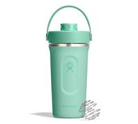 Hydro Flask - Insulated Stainless Steel Shaker Bottle 710 ml (24 oz) - Beccuccio a Chiusura Ermetica Flip Chug - Per Frullati Proteici e Integratori - Sfera Frusta - Freddo per 24 Ore - Mermaid Green