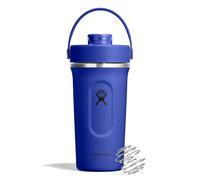 Hydro Flask - Insulated Stainless Steel Shaker Bottle 710 ml (24 oz) - Beccuccio a Chiusura Ermetica Flip Chug - Per Frullati Proteici e Integratori - Sfera Frusta - Freddo per 24 Ore - Capri Blue