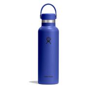 Hydro Flask - Standard Flex Cap 621 ml (21 oz) Bottle - Acciaio Inox, Ermetico, Compatibile con Portabicchieri - Isolato Freddo 24 Ore & Caldo 12 Ore - Capri Blue